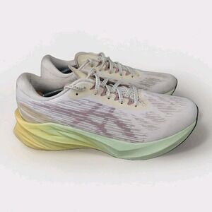 ASICS Novablast 3 Cream Lime Running Shoes Mens 12 1011B458 FF Blast NO INSOLES